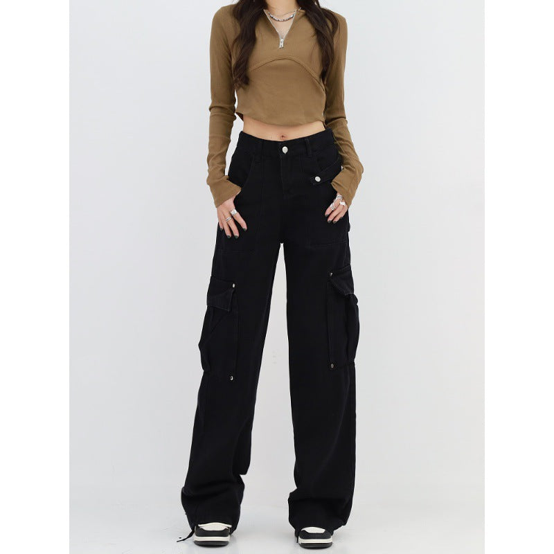 Fofinha - Workwear With Pocket Straight-leg Pants