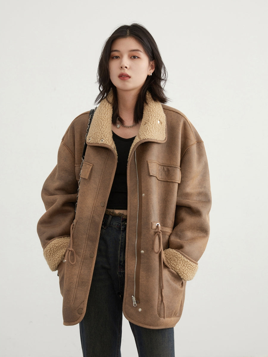 Fofinha - Lamb Wool Reverse Coat