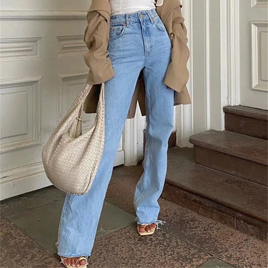 Just a Regular Day - High Waist Denim Jeans