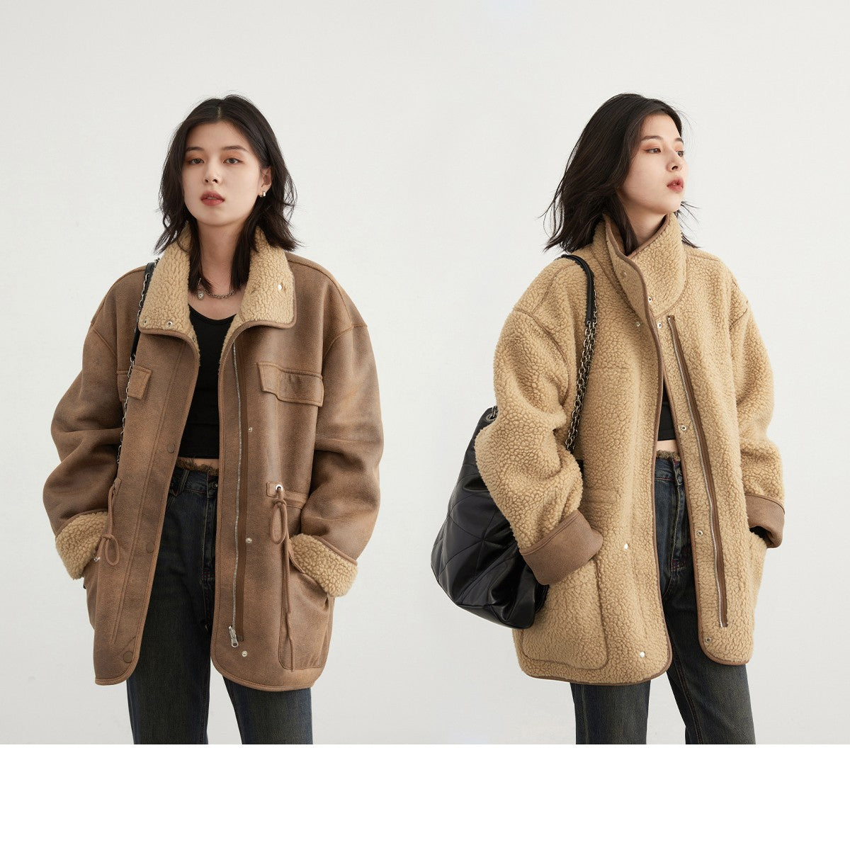 Fofinha - Lamb Wool Reverse Coat