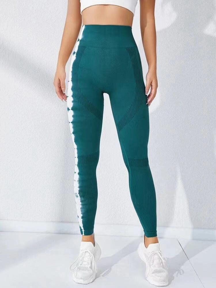 Tie-dye Seamless Yoga Pants