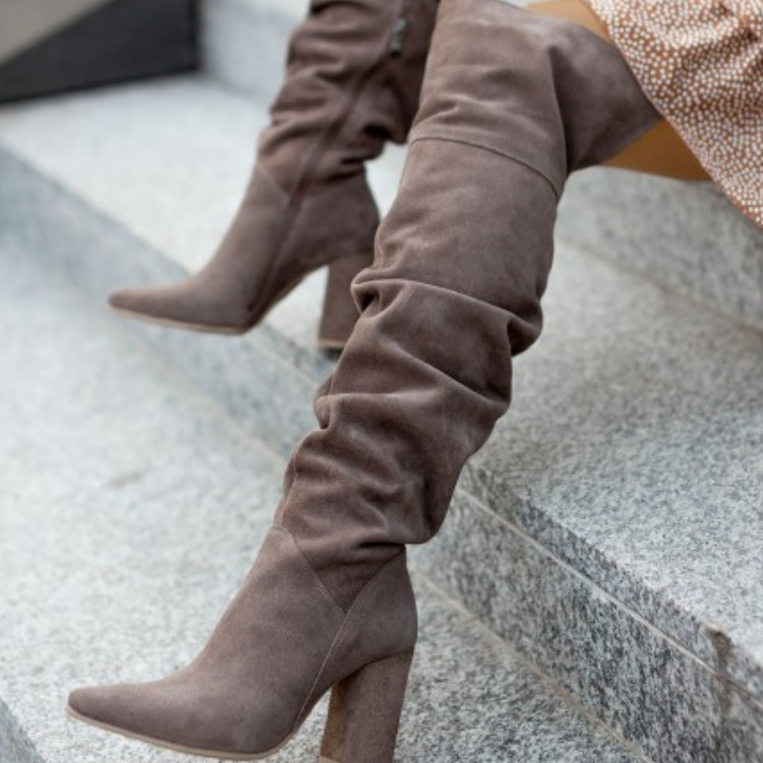 Fofinha - Winter Fashion High Heel Over-the-knee Boots