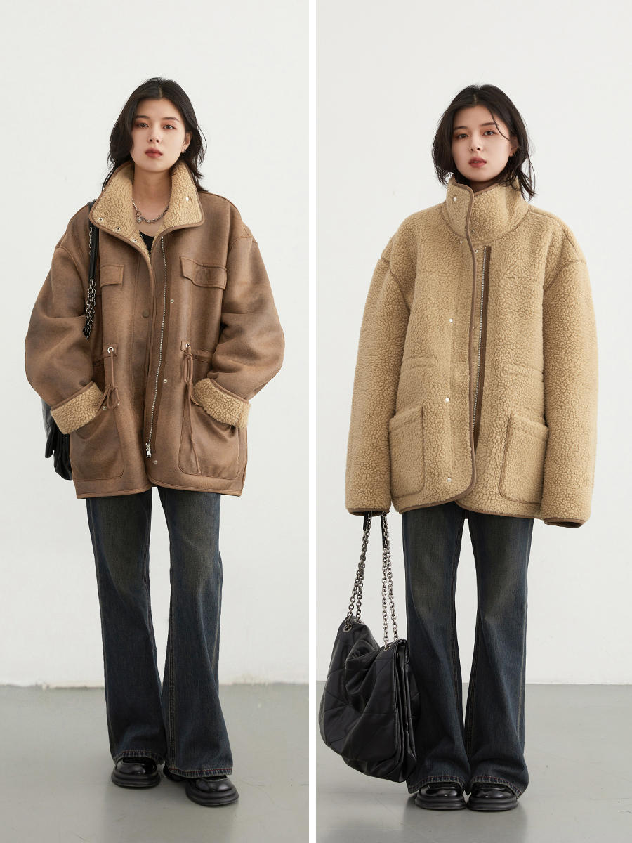 Fofinha - Lamb Wool Reverse Coat