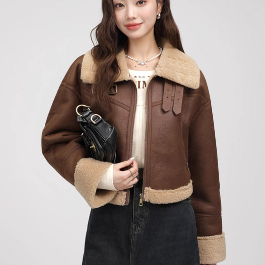 Fofinha - Lamb Fur Short Coat